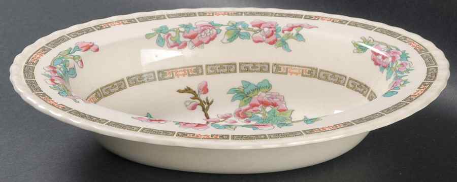 Indian Tree 10" Oval Vegetable Bowl by Myott Staffordshire-1