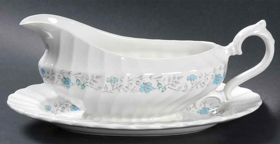 Invitation Gravy Boat & Underplate by Myott Staffordshire-1