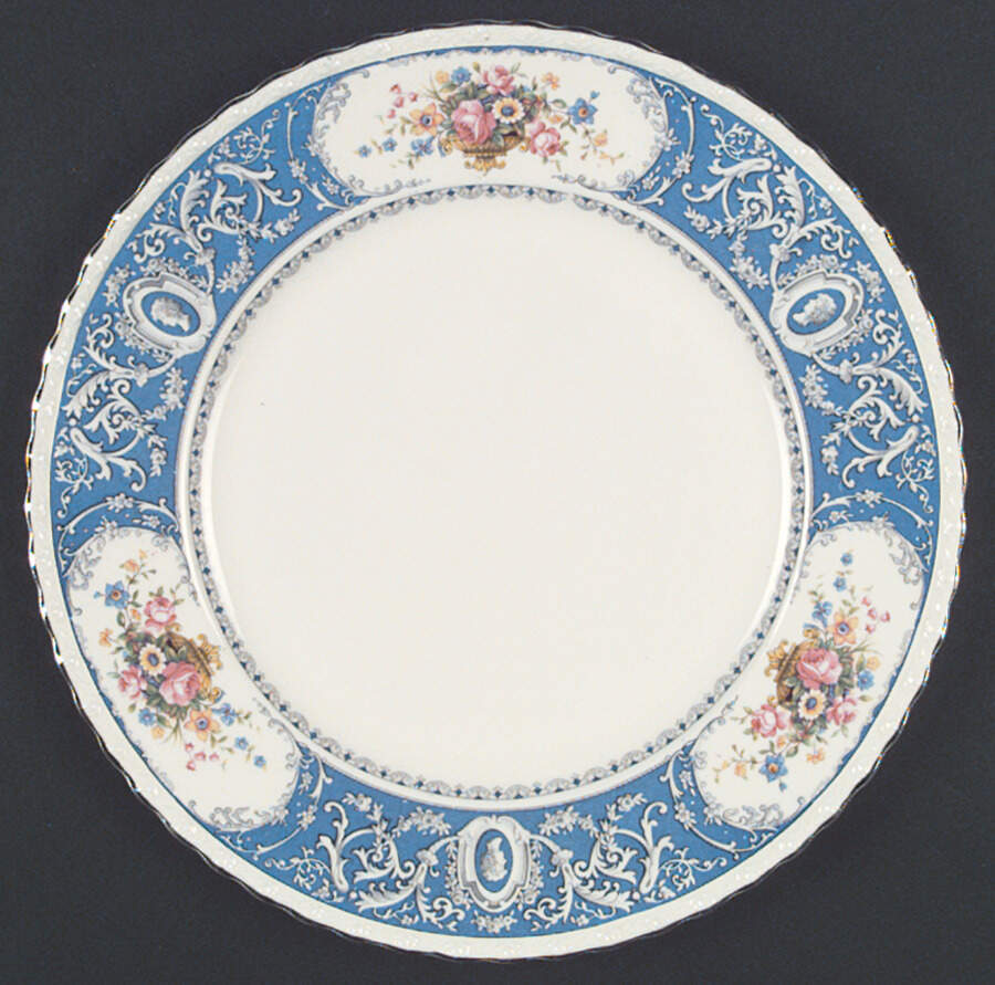 Kensington Blue Dinner Plate by Myott Staffordshire-1