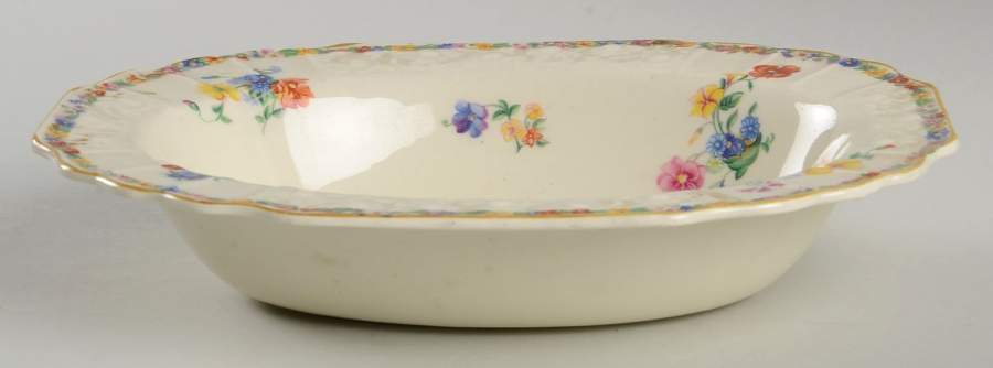 La Salle 8" Oval Vegetable Bowl by Myott Staffordshire-1