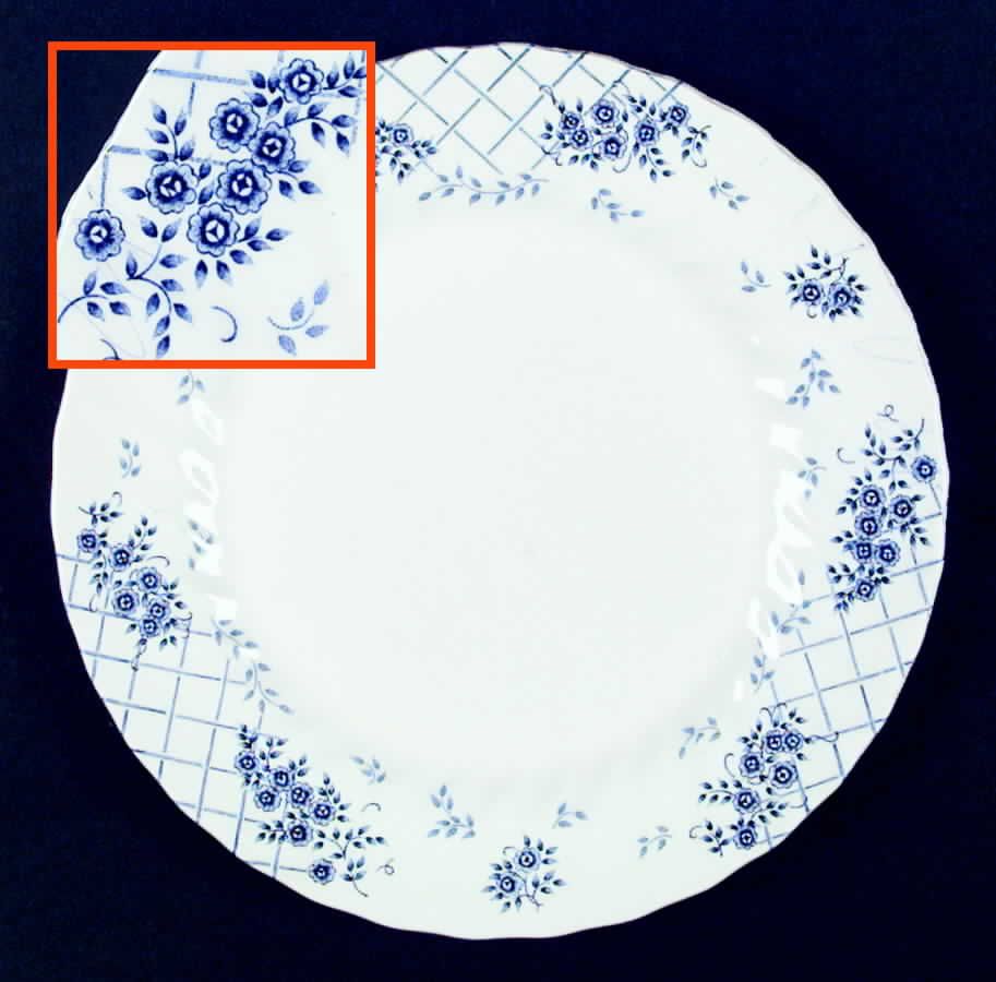 Lattice Dinner Plate by Myott Staffordshire-1