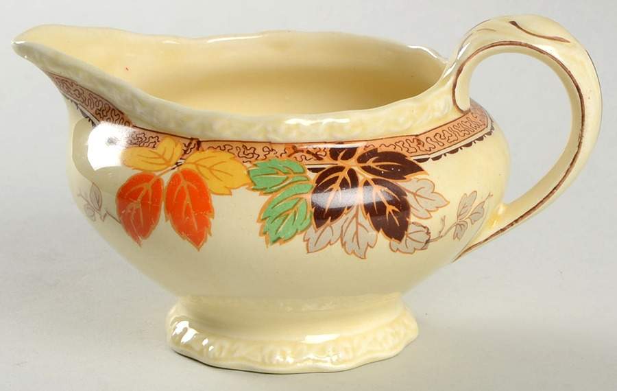 Leaflet Creamer by Myott Staffordshire-1