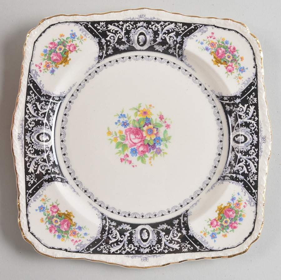 Lichfield Square Luncheon Plate by Myott Staffordshire-1