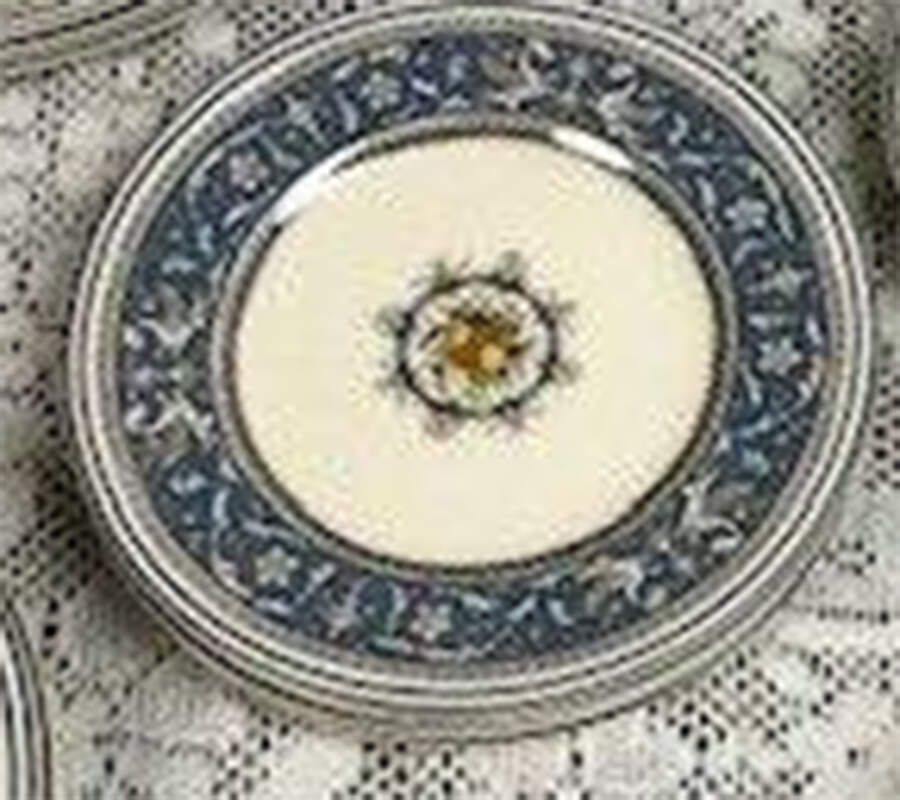 Medici Cobalt Blue Bread & Butter Plate by Myott Staffordshire-1