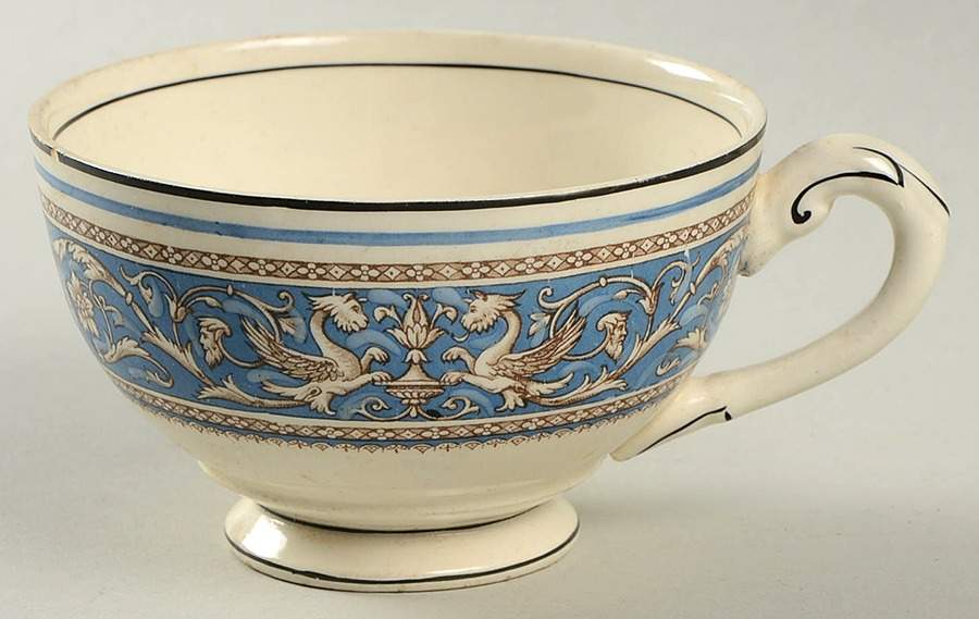 Medici Sky Blue Footed Cup by Myott Staffordshire-1