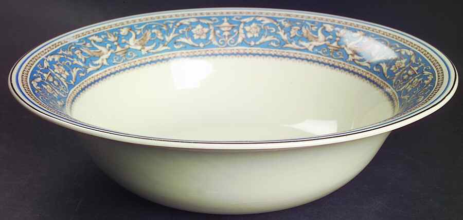 Medici Sky Blue 11" Large Salad Serving Bowl by Myott Staffordshire-1