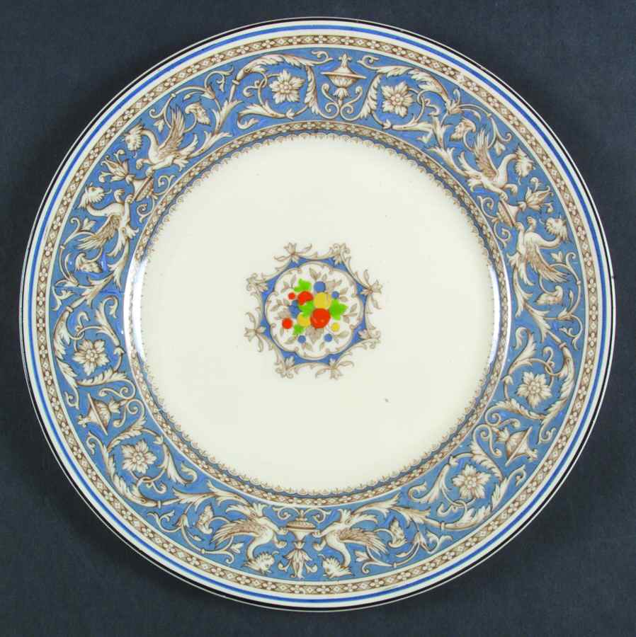 Medici Sky Blue Luncheon Plate by Myott Staffordshire-1