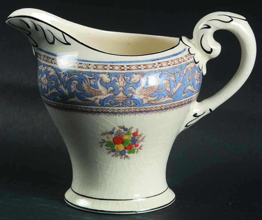 Medici Sky Blue Creamer by Myott Staffordshire-1