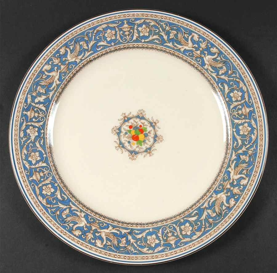 Medici Sky Blue 13" Chop Plate (Round Platter) by Myott Staffordshire-1