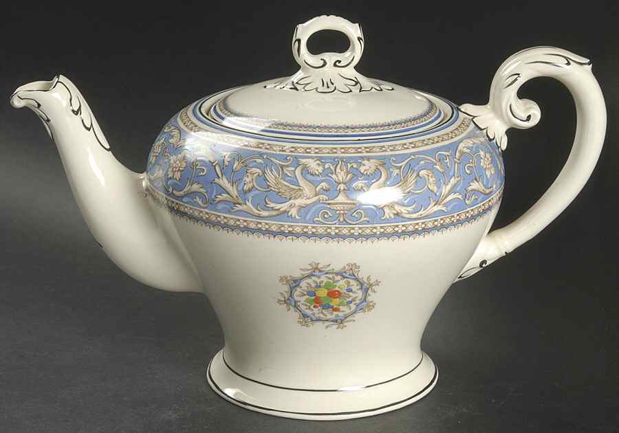 Medici Sky Blue Teapot & Lid by Myott Staffordshire-1