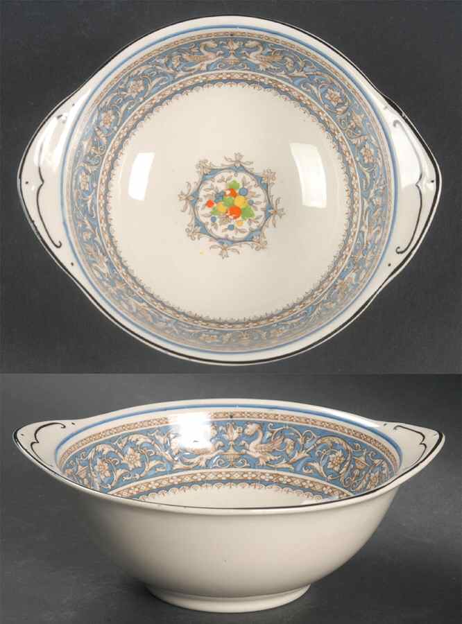 Medici Sky Blue Lugged Cereal Bowl by Myott Staffordshire-1