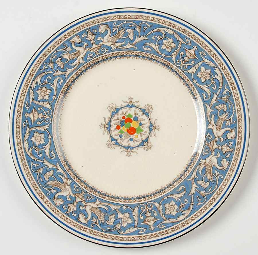 Medici Sky Blue Salad Plate by Myott Staffordshire-1