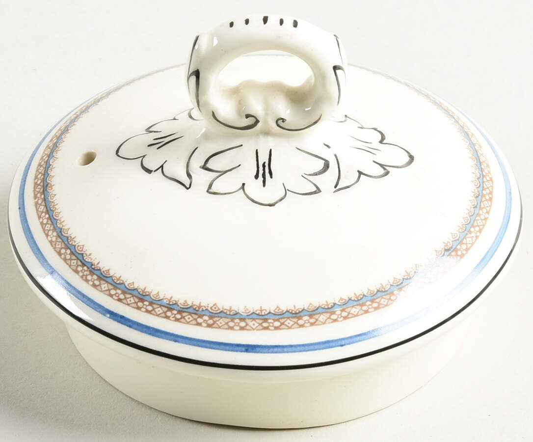 Medici Turquoise (Center Design) Lid for Teapot by Myott Staffordshire-1