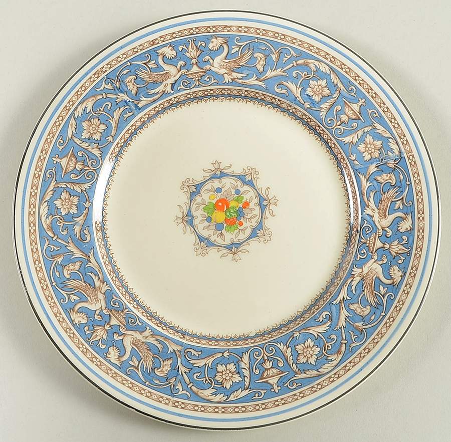 Medici Turquoise (Center Design) Salad Plate by Myott Staffordshire-1