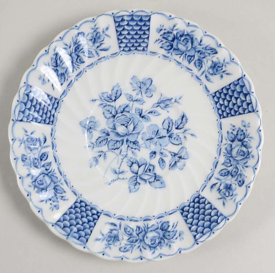 Melody Blue Saucer for Cream Soup Bowl by Myott Staffordshire-1