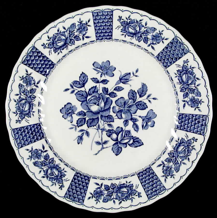 Melody Blue Dinner Plate by Myott Staffordshire-1