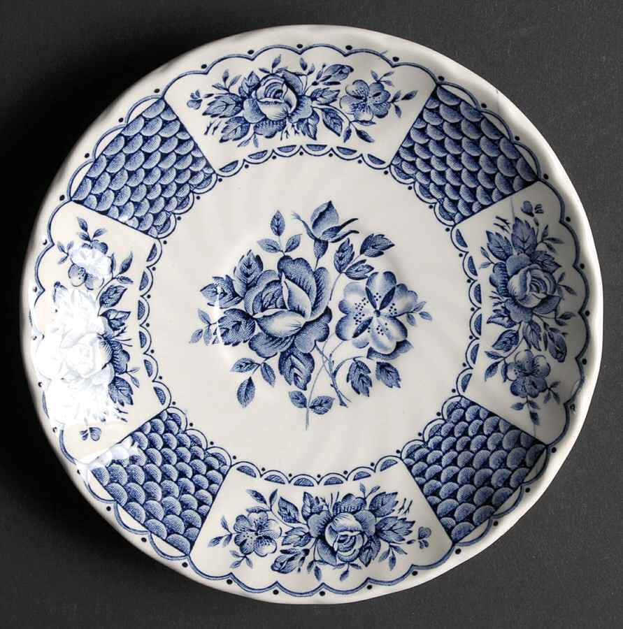 Melody Blue Saucer by Myott Staffordshire-1