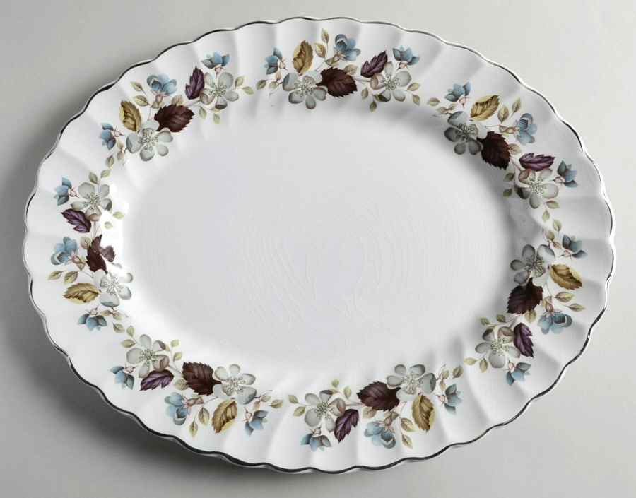 Melinda 12" Oval Serving Platter by Myott Staffordshire-1