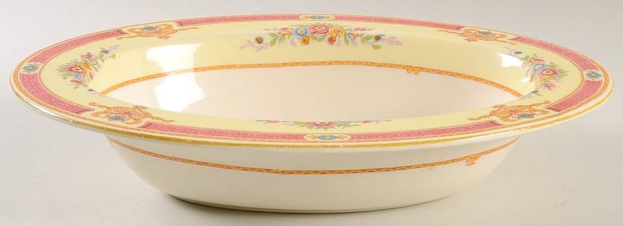 Melrose 11" Oval Vegetable Bowl by Myott Staffordshire-1