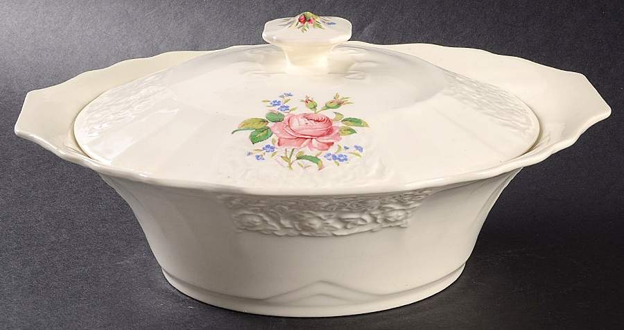Madison Round Covered Vegetable by Myott Staffordshire-1