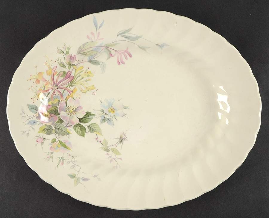 MYO14 12" Oval Serving Platter by Myott Staffordshire-1