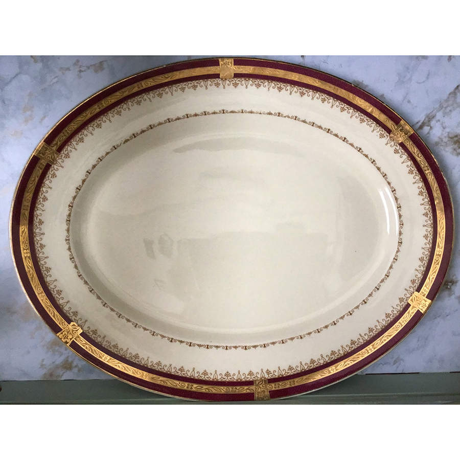 4597 12" Oval Serving Platter by Myott Staffordshire-1