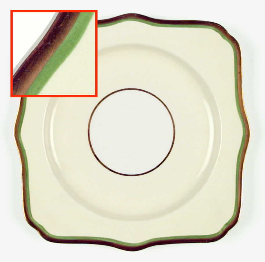 MYO26 Square Salad Plate by Myott Staffordshire-1