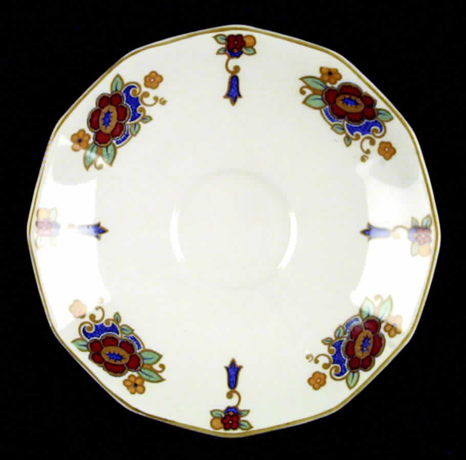 Moresque Saucer by Myott Staffordshire-1