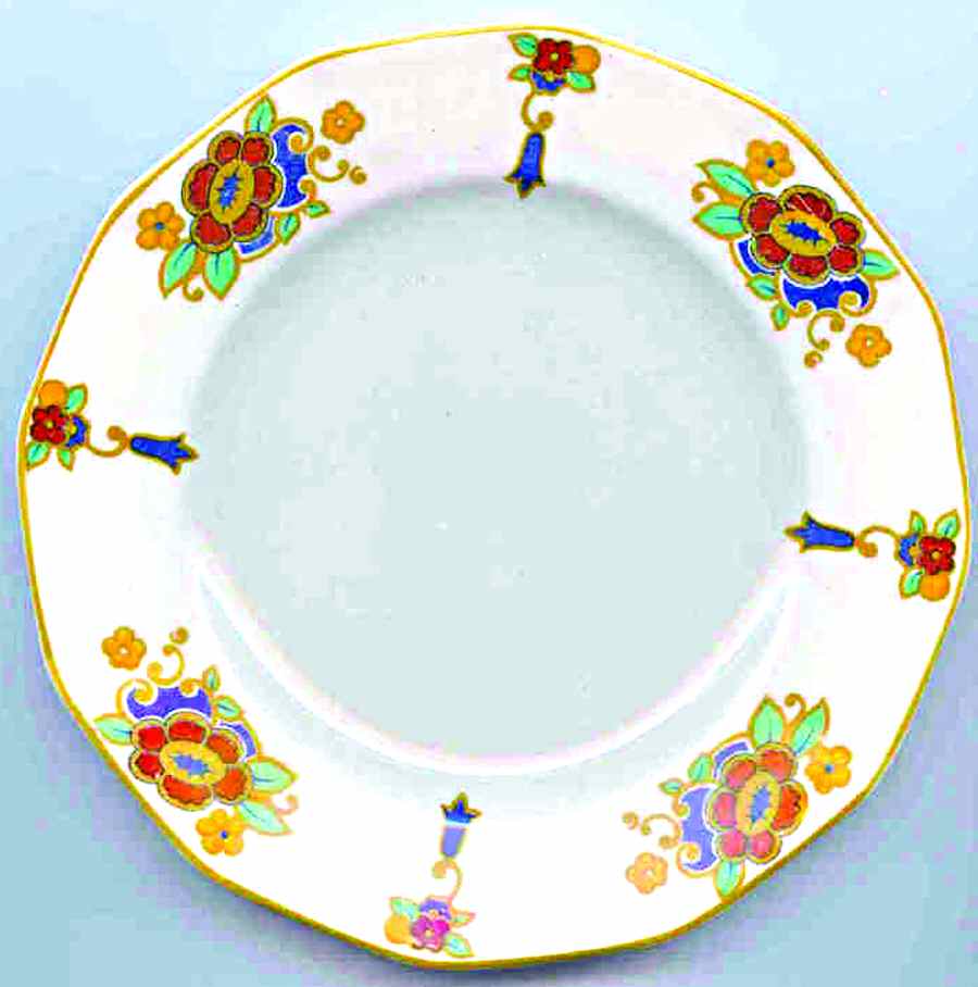 Moresque Dinner Plate by Myott Staffordshire-1