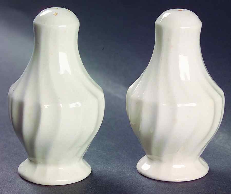 Olde Chelsea White Salt & Pepper Set by Myott Staffordshire-1