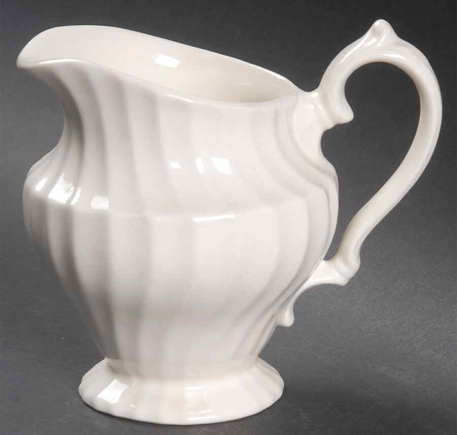 Olde Chelsea White Creamer by Myott Staffordshire-1