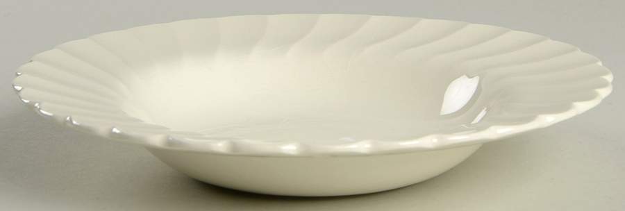 Olde Chelsea White Rim Soup Bowl by Myott Staffordshire-1
