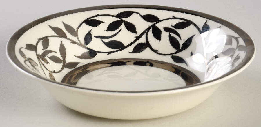 Old Silver Lustre Fruit/Dessert (Sauce) Bowl by Myott Staffordshire-1