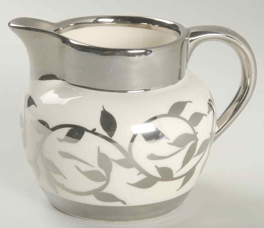 Old Silver Lustre Creamer by Myott Staffordshire-1