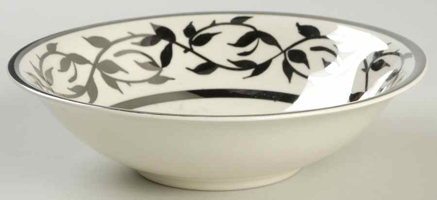 Old Silver Lustre Coupe Cereal Bowl by Myott Staffordshire-1
