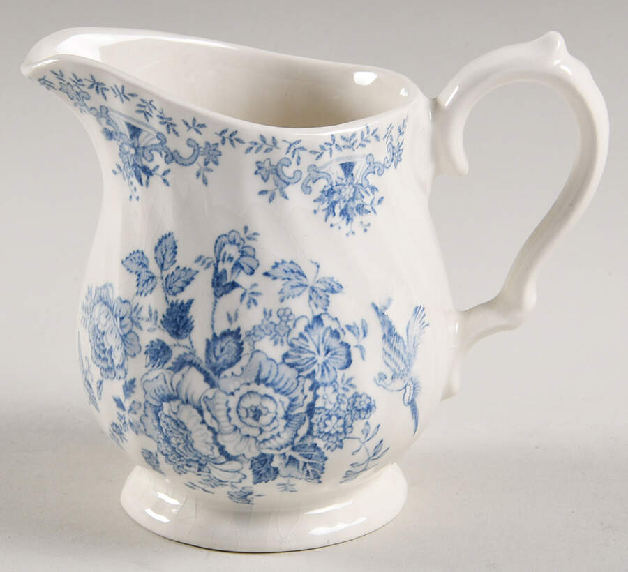 Oriental Garden Blue Creamer by Myott Staffordshire-1