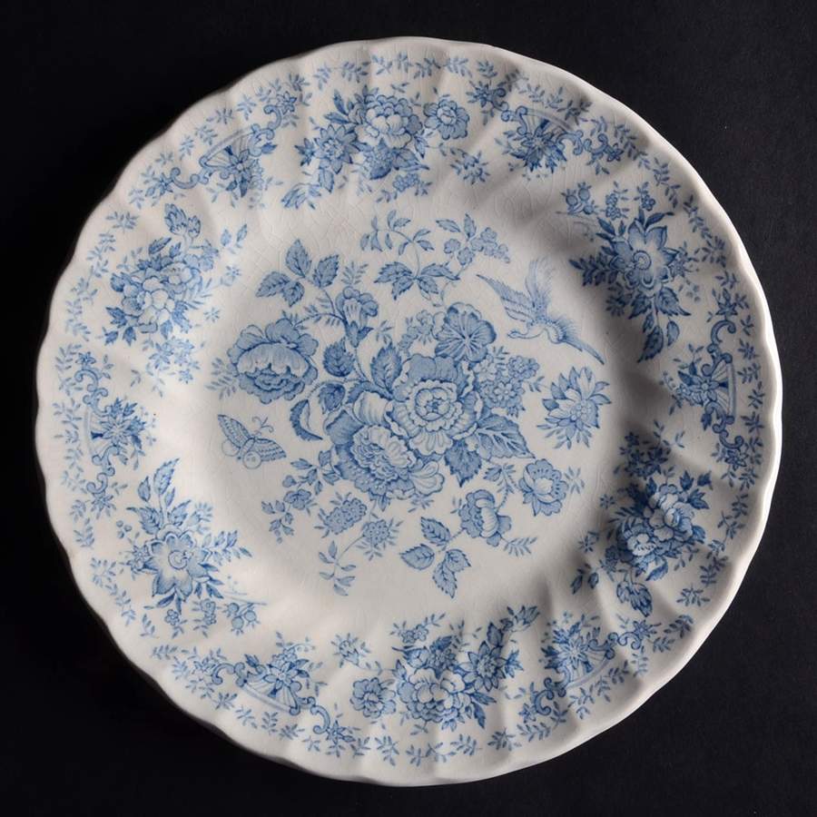 Oriental Garden Blue Bread & Butter Plate by Myott Staffordshire-1