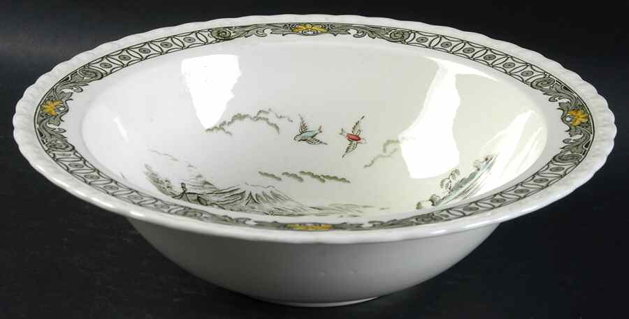 Pagoda 8" Round Vegetable Bowl by Myott Staffordshire-1