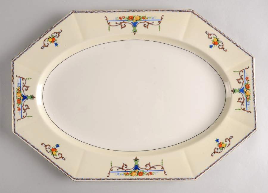 Paramount 14" Oval Serving Platter by Myott Staffordshire-1