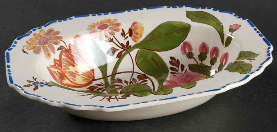 Peasantry 10" Oval Vegetable Bowl by Myott Staffordshire-1
