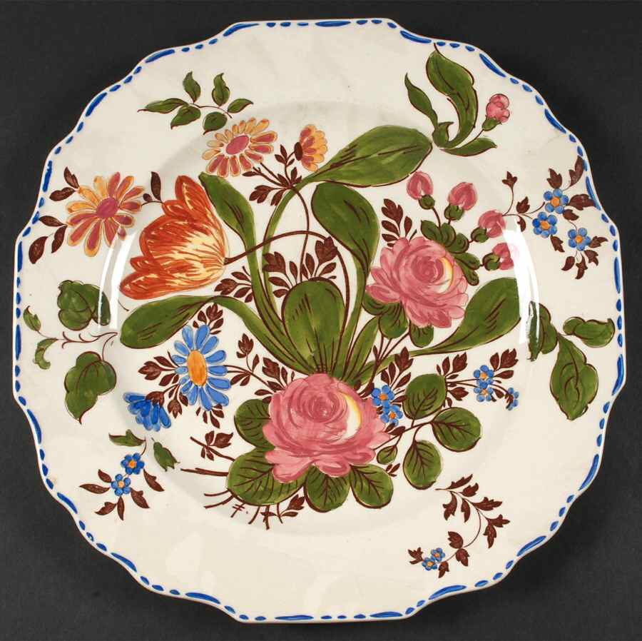 Peasantry 13" Chop Plate (Round Platter) by Myott Staffordshire-1