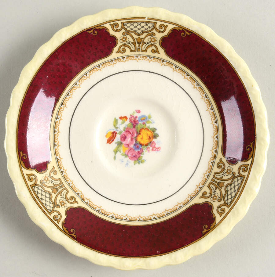 Persian Rose Saucer by Myott Staffordshire-1