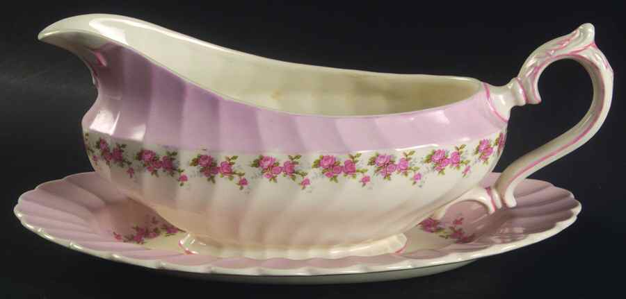 Petite Gravy Boat & Underplate/Relish by Myott Staffordshire-1