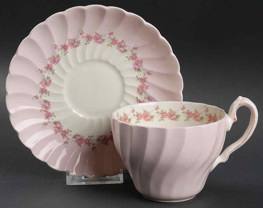 Petite Oversized Cup & Saucer Set by Myott Staffordshire-1