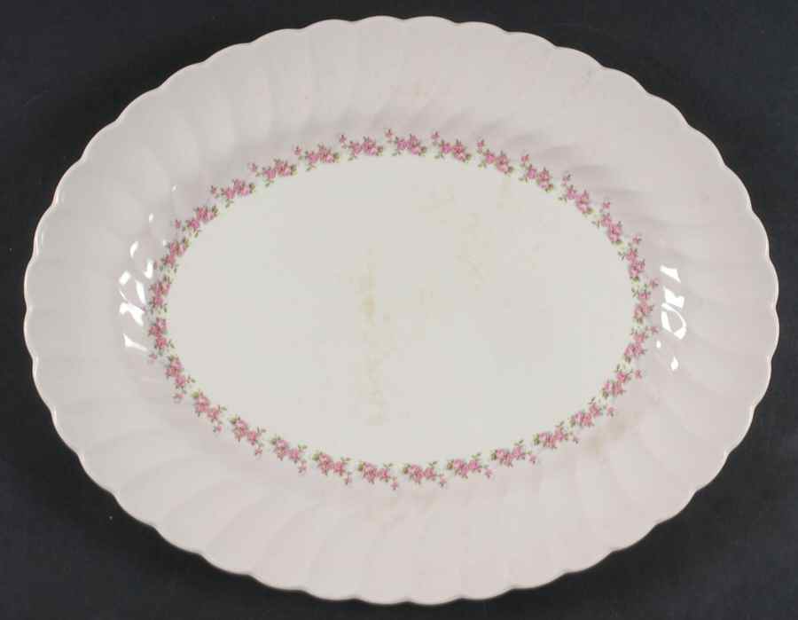 Petite 14" Oval Serving Platter by Myott Staffordshire-1