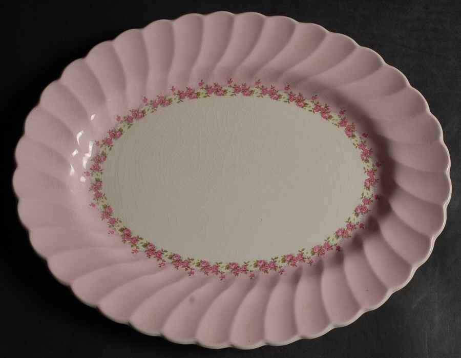 Petite 12" Oval Serving Platter by Myott Staffordshire-1