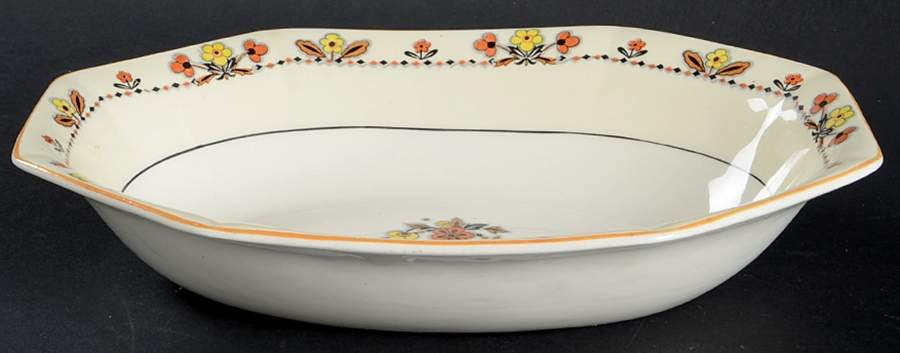 Portland 9" Oval Vegetable Bowl by Myott Staffordshire-1