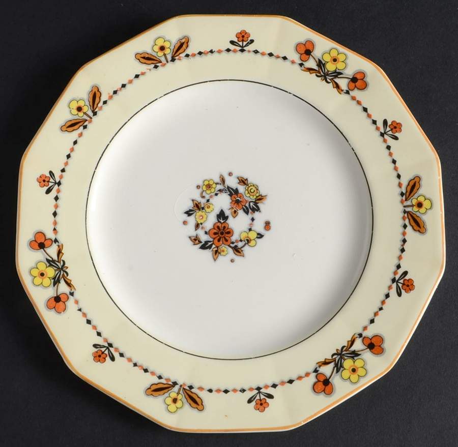 Portland Dessert/Pie Plate by Myott Staffordshire-1
