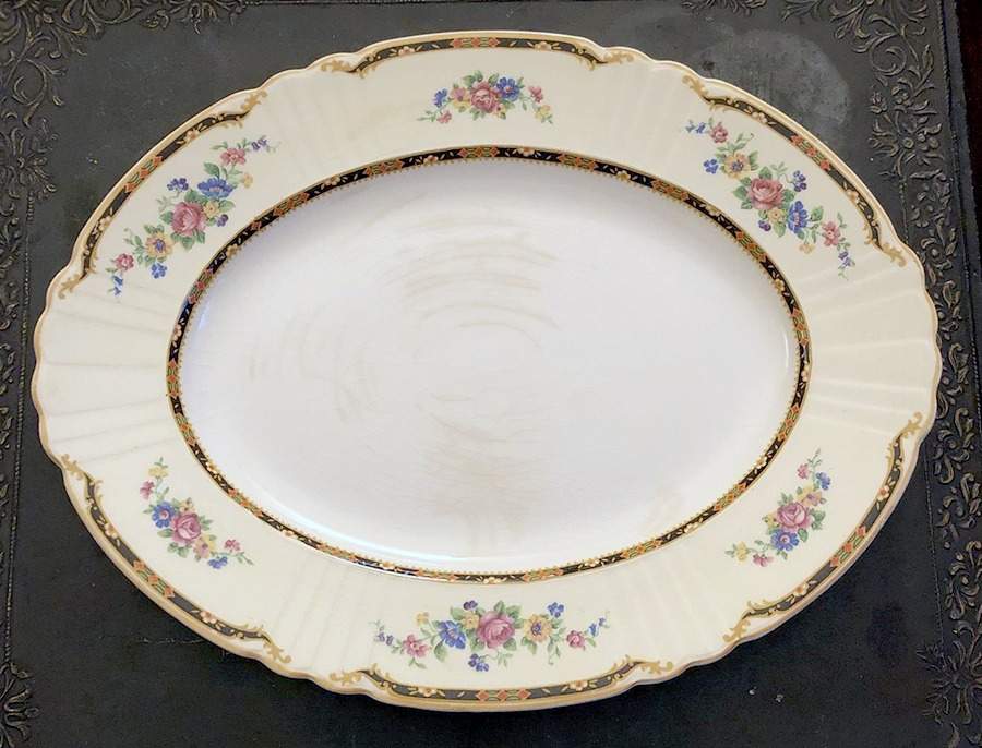 Queen Mary 13" Oval Serving Platter by Myott Staffordshire-1