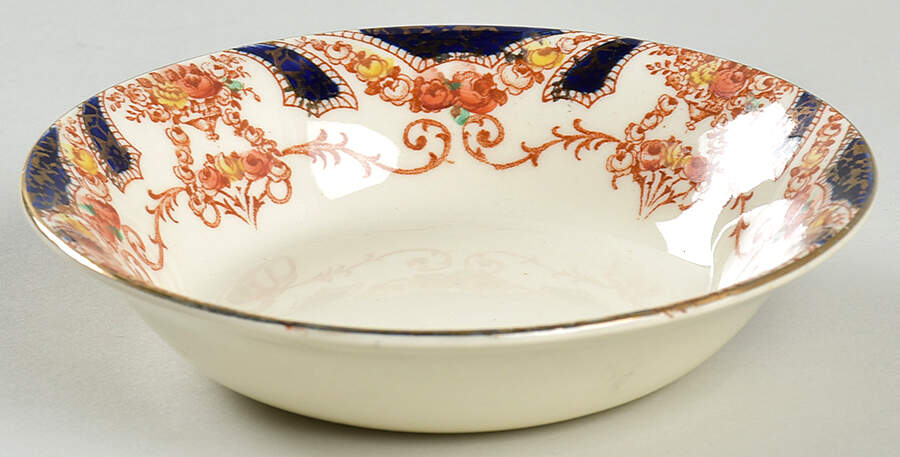 The Regal Blue (Smooth) Fruit/Dessert (Sauce) Bowl by Myott Staffordshire-1